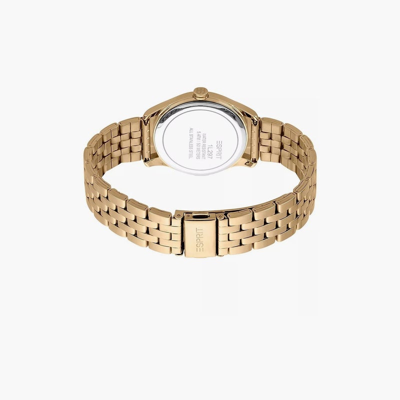ESPRIT Gold Analog Stainless Steel Watch for Women - Image 3